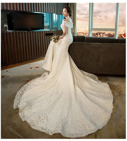 mermaid wedding dress-376-004