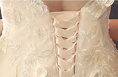 wedding dress long sleeve-340-001