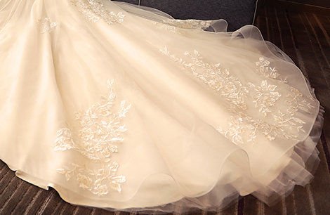 wedding dress long sleeve-340-003