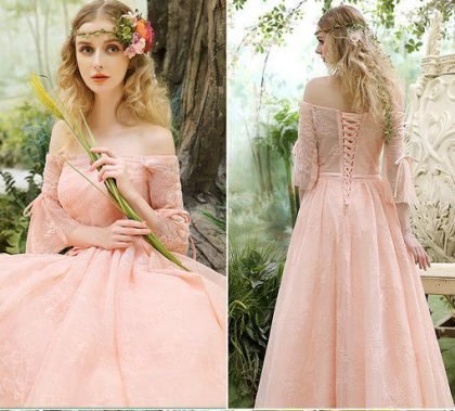 Pink prom dress-0415-02