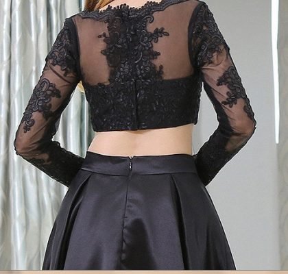 black evening gown 0521-01