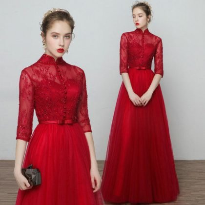 evening dress w sleeves-0407-01