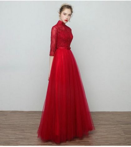 evening dress w sleeves-0407-03