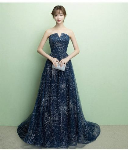 evening dress with train-0420-02
