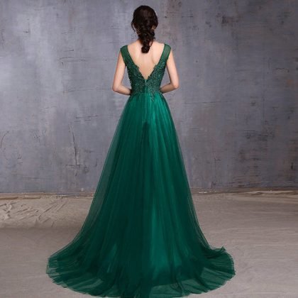 green evening dress-0466-01