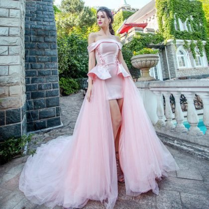 high low wedding dress 0498-03