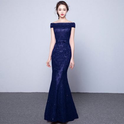 mermaid evening dress-0444-01