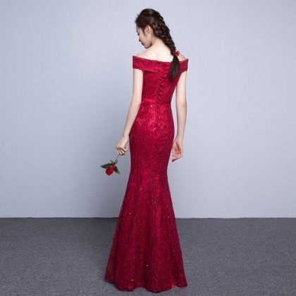 mermaid evening dress-0444-02