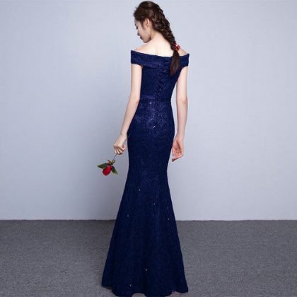 mermaid evening dress-0444-04