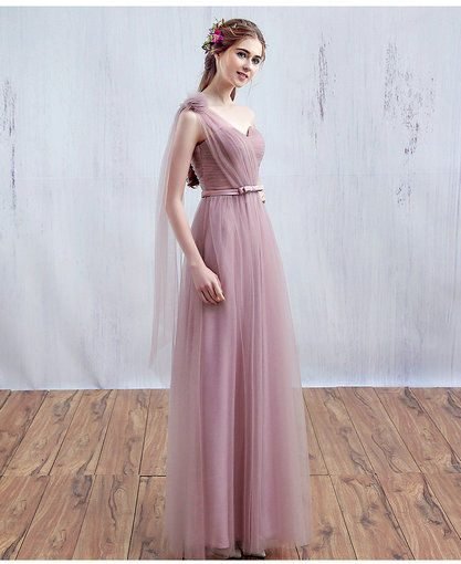 one shoulder prom dress-0449-03