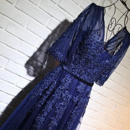 prom dress blue-396-03
