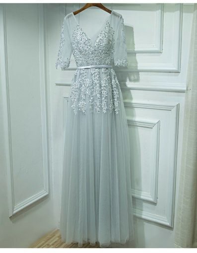 prom dress grey-0399-01