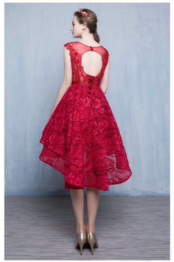 red cocktail dress-0446-01