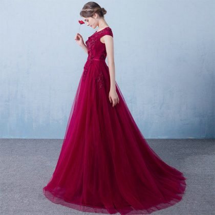 red evening dress-0412-02