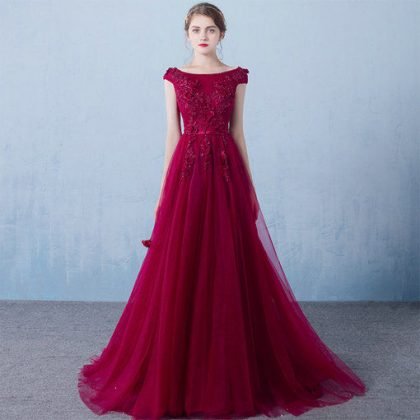 red evening dress-0412-04