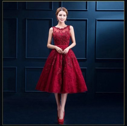 red short prom dress-0459-02