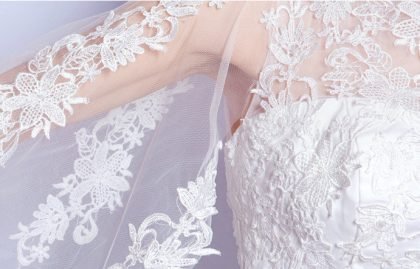 a line wedding dress-0555-01