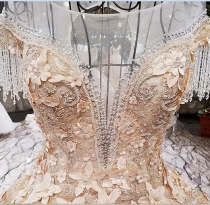 hand made bridal dress-0532-13