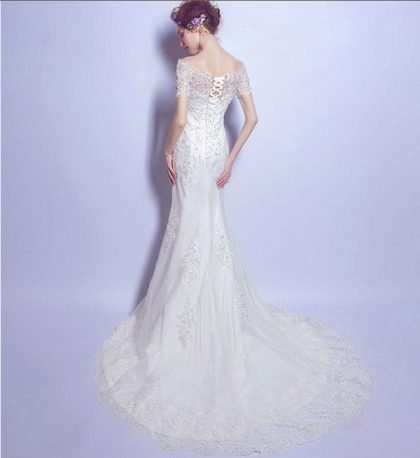 mermaid wedding dress cheap-0557-03