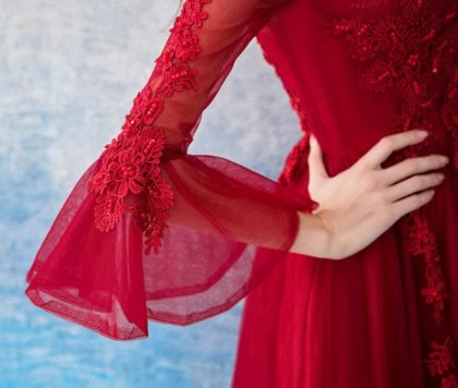 red prom dress plus size-0562-08