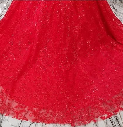 red wedding dress-0528-01