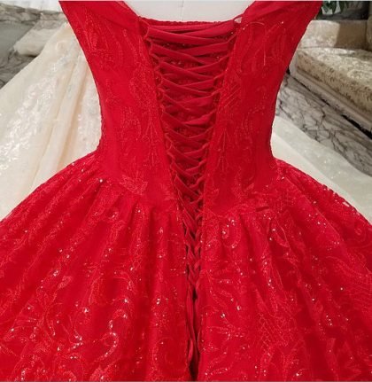 red wedding dress-0528-10