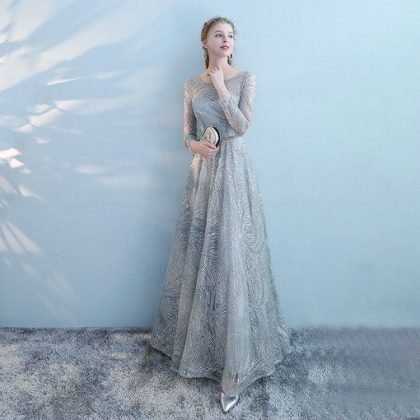 long sleeve prom dress-572-03