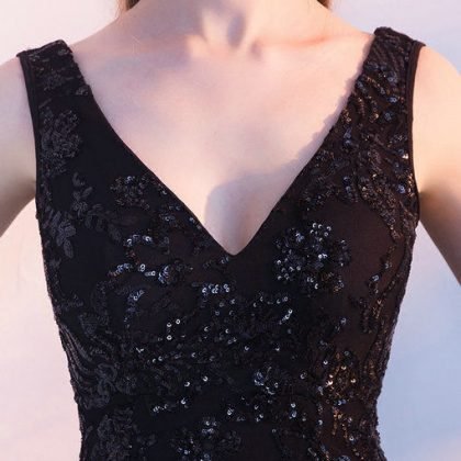 v neck prom dress-587-05