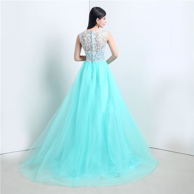 Long Turquoise Prom Dresses Cheap Under