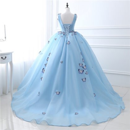 prom dress light blue 780-02