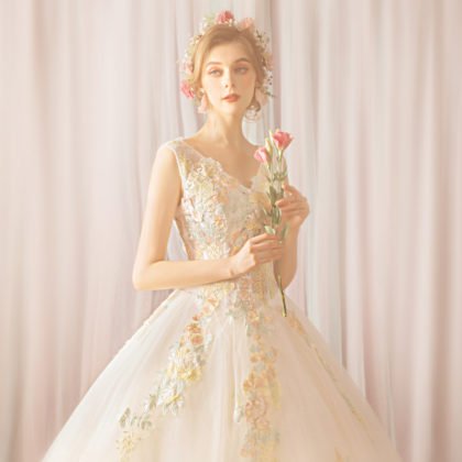 wedding dress princess 766-04