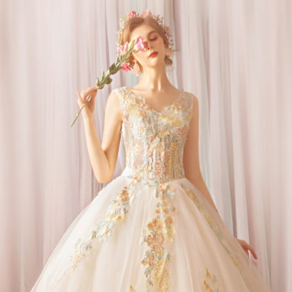 wedding dress princess 766-06