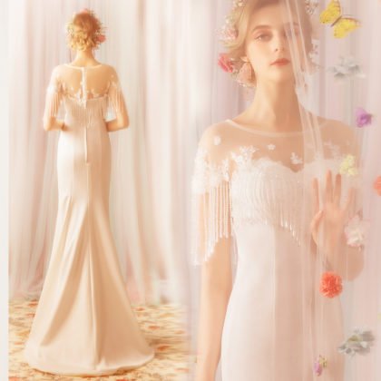 white evening dress 788-02