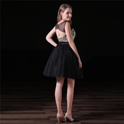 black homecoming dress-0825-02