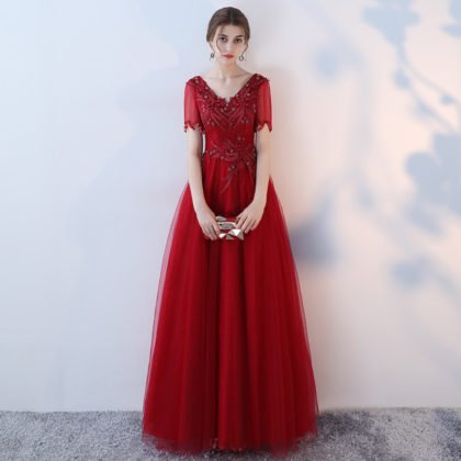 cheap red prom dress-0856-02
