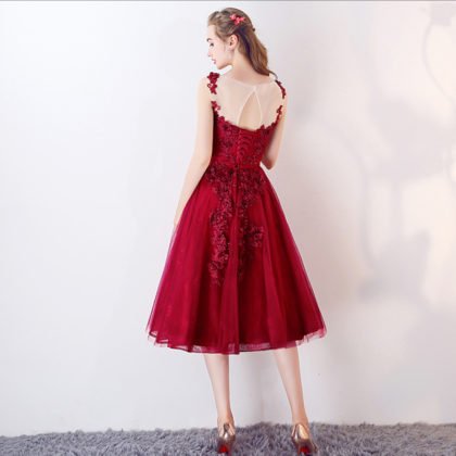knee length cocktail dress 0808-02