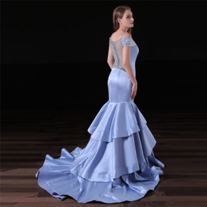 mermaid evening gown-0830-03