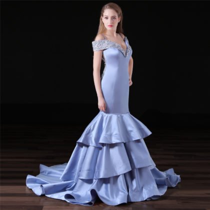 mermaid evening gown-0830-04