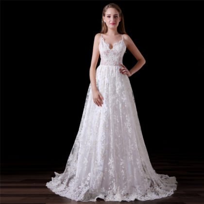 open back wedding dress-0837-02