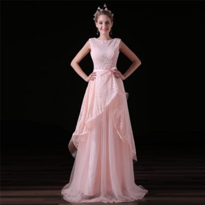 pink long prom dress-0848-02