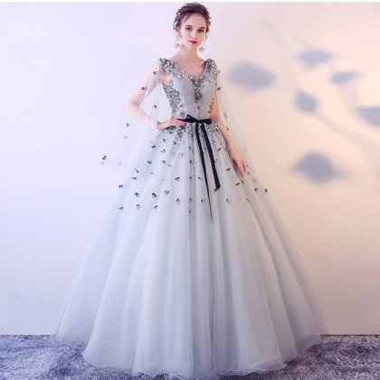 prom dress princess 0811-04