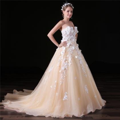 wedding dress with flowers-0855-02