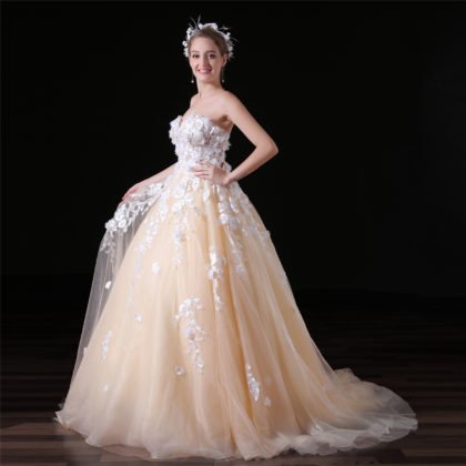 wedding dress with flowers-0855-04