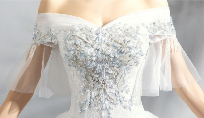 princess ball gown wedding dress-0889-03
