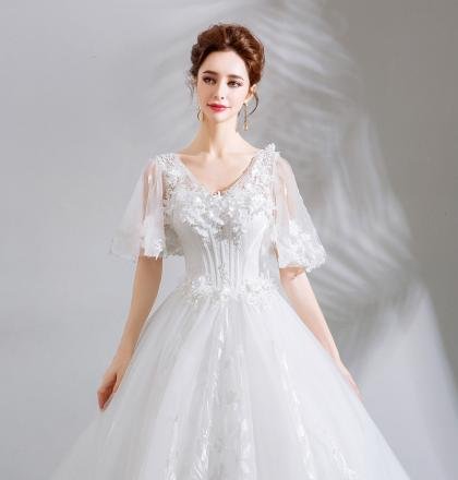 white lace wedding dress-0892-04