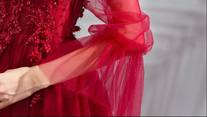 plus size prom dress 0913-02