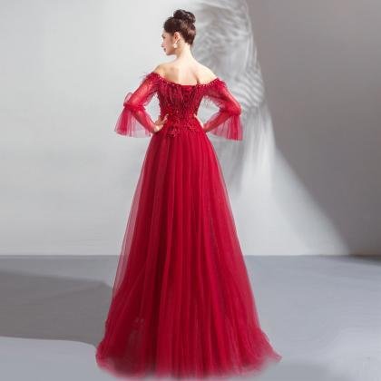 plus size prom dress 0913-09