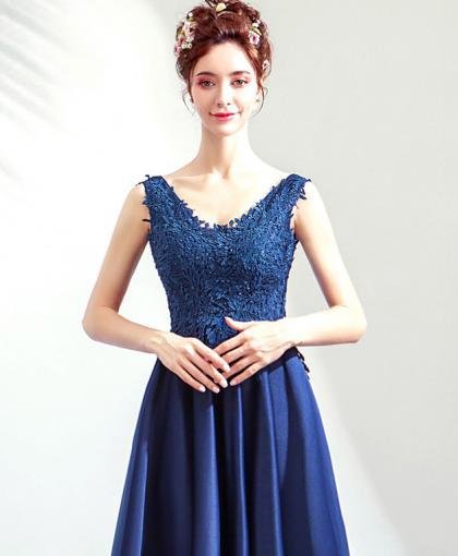 Royal Blue prom dress-955-01