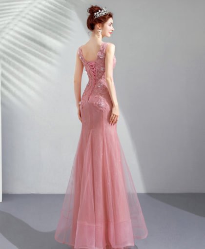 pink mermaid dress-949-05