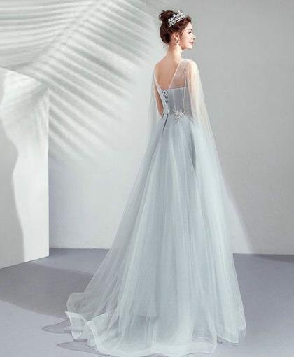 prom dress with cape 966-05